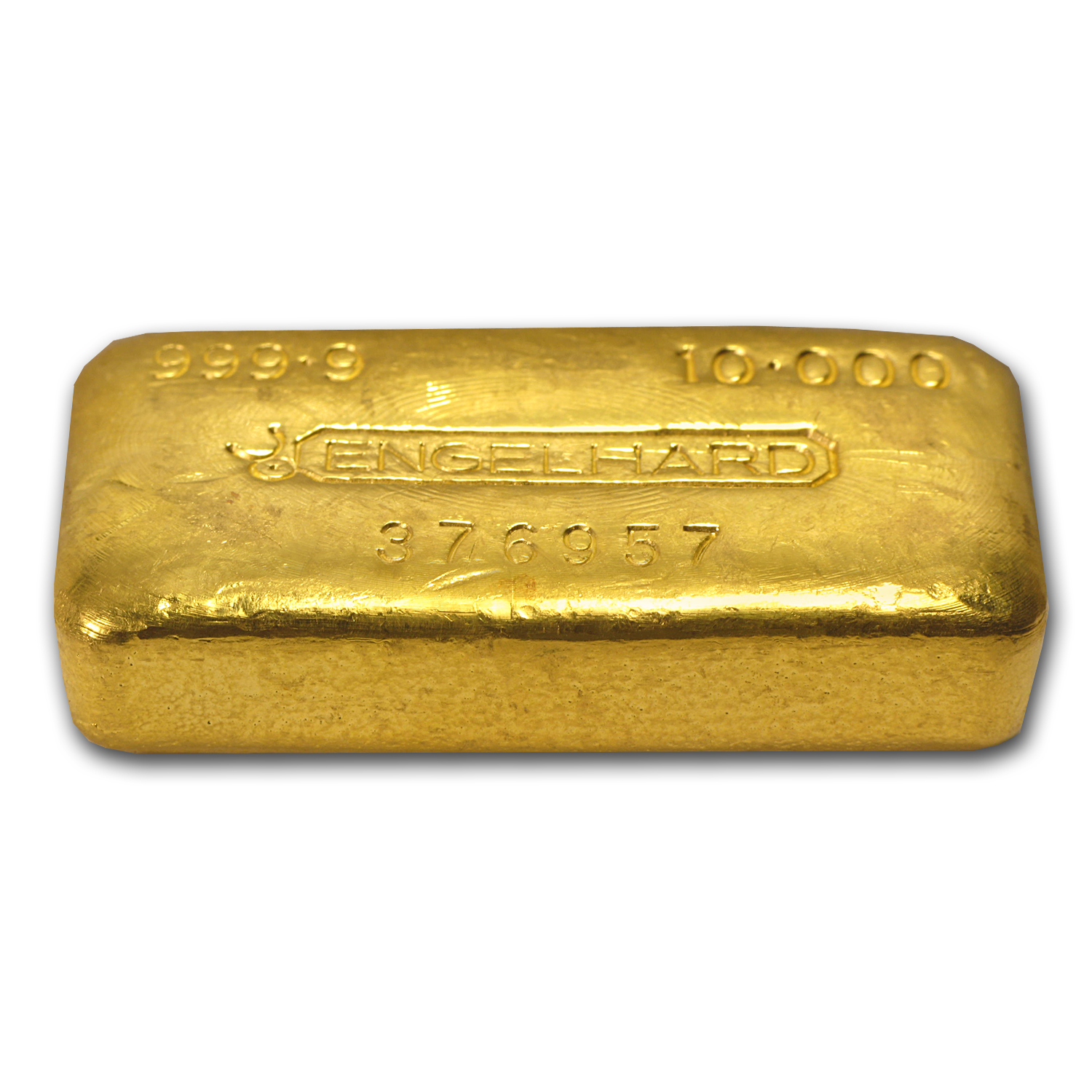 10 oz Gold Bar - Engelhard (Poured/Loaf-Style, Bull Logo) | eBay